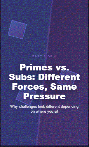 Why Post-Award Hiring Gets Harder for Primes and Subs (in Different Ways)